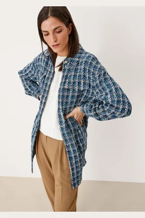 QS by s.Oliver Funktionsjacke Overshirt aus Bouclé - Verkäufer: s.Oliver