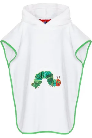 Smithy Badeponcho Raupe Nimmersatt in , Größe 1-3 Jahre, Frottee, made in Europe, Druckknopf am Armloch - Verkäufer: by Dagmar Nelk