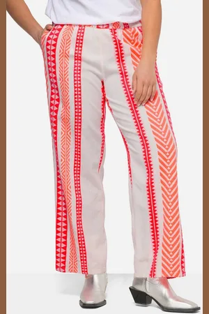 Angel of Style Schlupfhose Hose Jacquard-Streifen Elastikbund - Verkäufer: Popken Fashion Group
