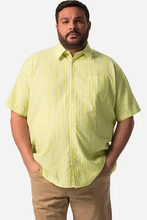 Boston Park Businesshemd Leinenmix-Hemd Halbarm Streifen - Verkäufer: Popken Fashion Group
