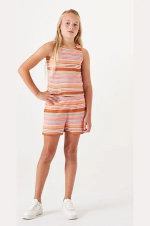 Garcia Shorts mit Lochstrickmuster in sommerlichem Farbverlauf, for GIRLS
