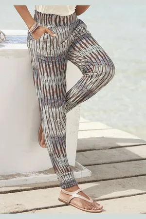 vivance collection Jerseyhose mit Ethnoprint und Taschen, lockere Schlupfhose, Sommerhose