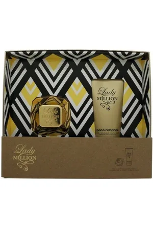 Paco rabanne Duft-Set Eau de Parfum Lady Million Geschenkset 30ml EDP + 75ml Körperlotion, 2-tlg., Geschenkset - Verkäufer: PRINIDOR-HANDEL