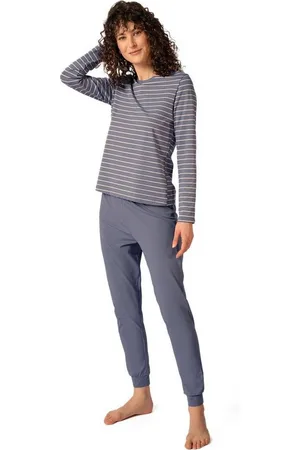 HUBER Pyjama Damen Pyjama lang hautnah Night Basic Selection (Stück, 1 tlg) - - Verkäufer: Sibrise