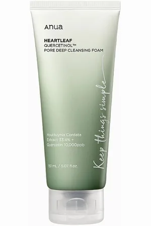 ANUA Gesichts-Reinigungsmilch Heartleaf Quercetinol Pore Deep Cleansing Foam - Verkäufer: Juui - Koreanische Kosmetik