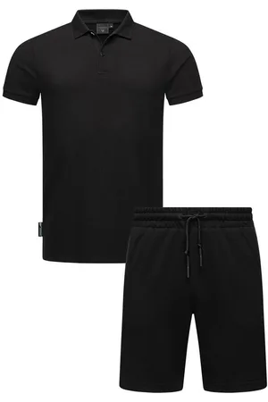 Ragwear Poloshirt Set Porpi (2-tlg) Modisches Herren Set aus Hemd und kurzer Hose