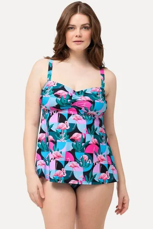 Ulla Popken Tankini Tankini Flamingos Softcups Träger verstellbar - Verkäufer: Popken Fashion Group