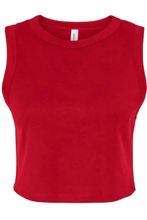 Bella + Canvas Tanktop Women´s Micro Rib Muscle Crop Tank Damen Top - Verkäufer: Rexlander