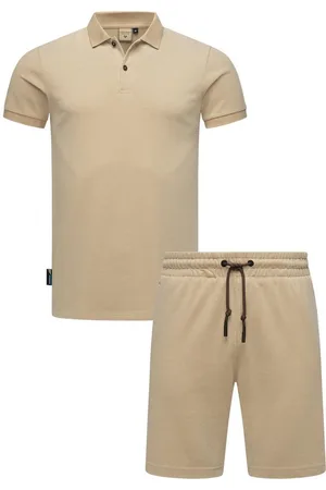 Ragwear Poloshirt Set Porpi (2-tlg) Modisches Herren Set aus Hemd und kurzer Hose