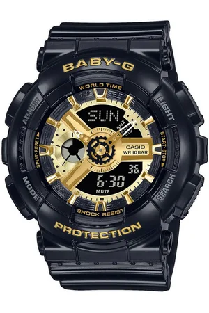 Casio Chronograph BA-110X-1AER, Quarzuhr, Armbanduhr, Damenuhr, Stoppfunktion, digital, Timer