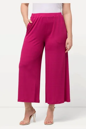 Ulla Popken Funktionshose Culotte Struktur wadenlang gerades Bein - Verkäufer: Popken Fashion Group
