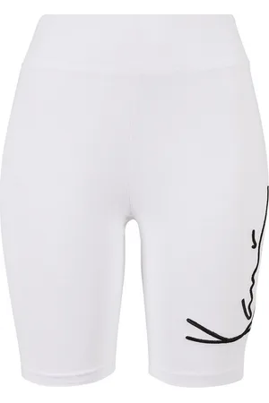 Karl Kani Radlerhose Damen KKWQ22003WHT Signature Cycling Shorts white (1-tlg)