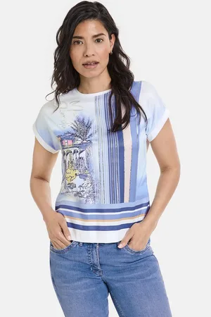 Gerry Weber Kurzarmshirt Kurzarmshirt mit Material-Patch - Verkäufer: E- Digital GmbH