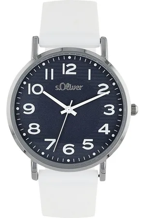 QS by s.Oliver Quarzuhr 2038377, Armbanduhr, Damenuhr, analog, Silikonarmband