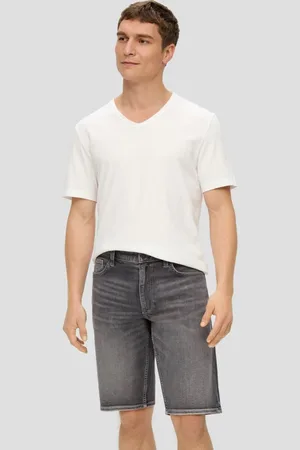 QS by s.Oliver Stoffhose Jeans-Shorts / Regular Fit / Mid Rise / Straight Leg - Verkäufer: