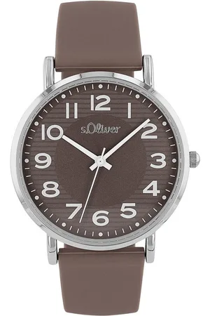 QS by s.Oliver Quarzuhr 2038376, Armbanduhr, Damenuhr, analog, Silikonarmband