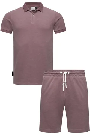 Ragwear Poloshirt Set Porpi (2-tlg) Modisches Herren Set aus Hemd und kurzer Hose