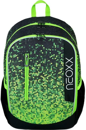 NEOXX Schulrucksack Flow, Pixel in my mind, teilweise aus recyceltem Material