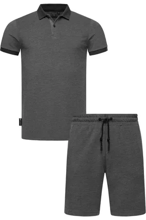 Ragwear Poloshirt Set Porpi (2-tlg) Modisches Herren Set aus Hemd und kurzer Hose