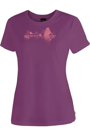 Maier Sports T-Shirt Tilia Pique W Damen Funktionsshirt, Freizeitshirt mit Aufdruck