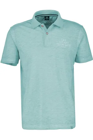 Lerros Poloshirt Poloshirt mit Brustprint