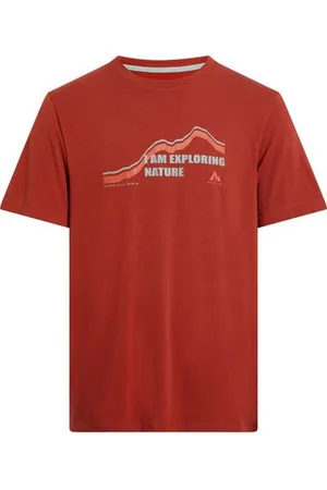 mc kinley T-Shirt He.-T-Shirt Ronald M RED RUST - Verkäufer: gue-sport