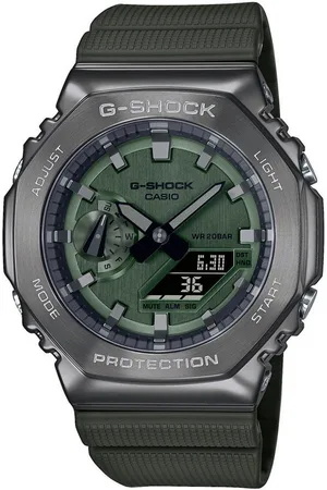 Casio Chronograph GM-2100B-3AER, Quarzuhr,Armbanduhr,Herrenuhr,digital, bis 20 bar wasserd.Resinarmband