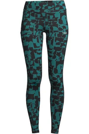 Casall Trainingstights Essential Tights Printed - Damen Tights - Echo Green - Verkäufer: beim-schaeftlmaier