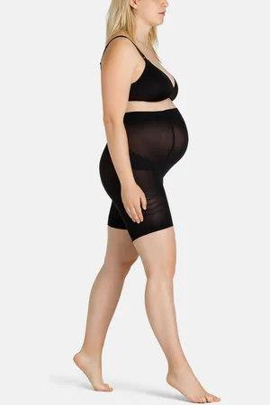 Camano Umstandsleggings fine functional kurze Form mit extraweichem Bund