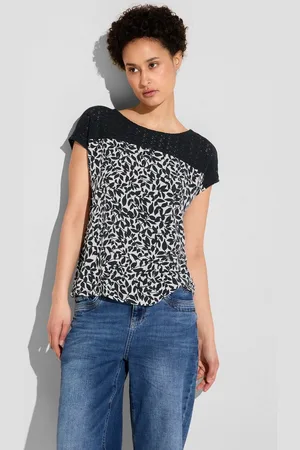 Street one Shirttop mit Häkeldetail