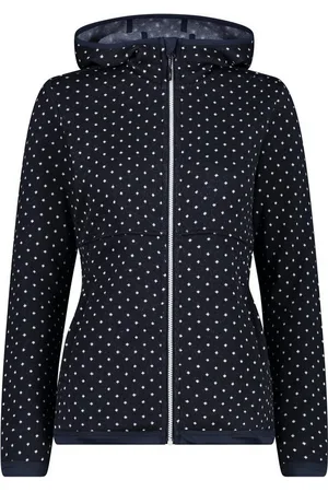 CMP T-Shirt WOMAN JACKET FIX HOOD B. BLUE-BIANCO - Verkäufer: Sport Butsch GmbH & Co.KG