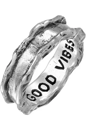 Haze & Glory Silberring Herren - Good Vibes Only 925 Silber - Verkäufer: JULIE & GRACE GmbH
