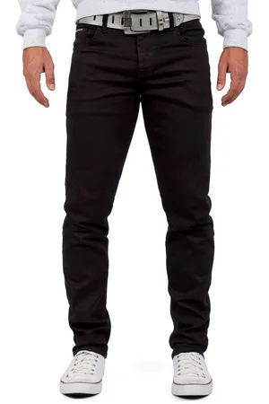Cipo & Baxx Slim-fit-Jeans Casual Hose BA-CD533 (1-tlg) mit lässiger Stonewashed Waschung - Verkäufer: bans24