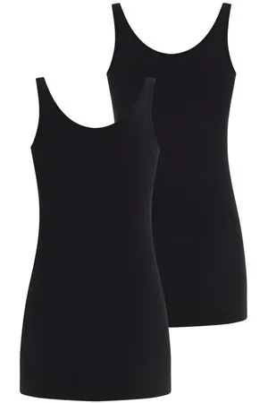 Laura Scott Longtop (2-er Pack) mit Stretchanteil