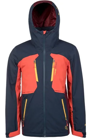 Protest Skijacke Warrior Herren Skijacke/Snowboardjacke dunkelblau/orange - Verkäufer: beim-schaeftlmaier
