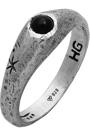 Haze & Glory Fingerring Siegelring Cast Away - Onyx 925 Silber - Verkäufer: JULIE & GRACE GmbH