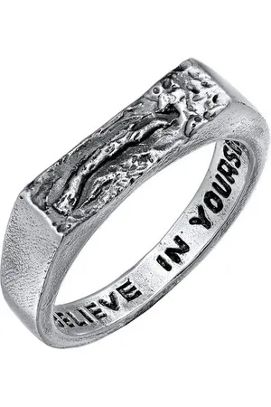Haze & Glory Siegelring Rough Bar Ring 925 Silber - Verkäufer: JULIE & GRACE GmbH