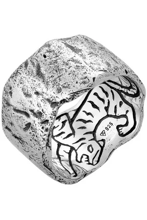 Haze & Glory Silberring Bandring - El Tigre Large 925 Silber, Tiger - Verkäufer: JULIE & GRACE GmbH