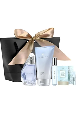 Avon Eau de Parfum AVON Perceive – Parfum 50ml, Spray 10ml, Lotion, Deo, Tasche, Probe, 6-tlg., Pflegendes Duftset mit Stofftasche und zufälliger Duftprobe - Verkäufer: Cultzen