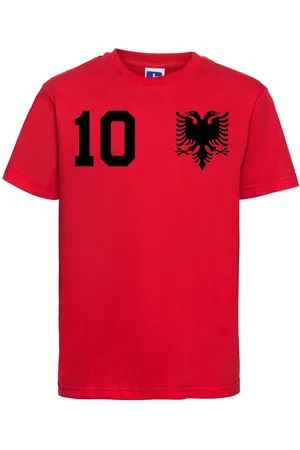 Youth Designz T-Shirt Albanien Kinder T-Shirt im Fußball Trikot Look mit trendigem Print - Verkäufer: EmDa Trading GmbH