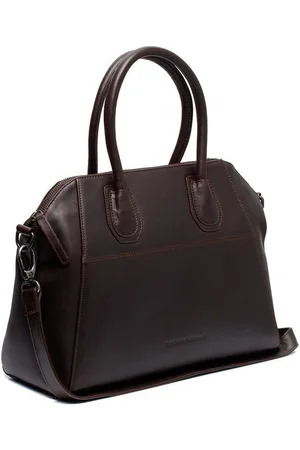 Chesterfield Henkeltasche Marsala, Leder - Verkäufer: WE LOVE BAGS