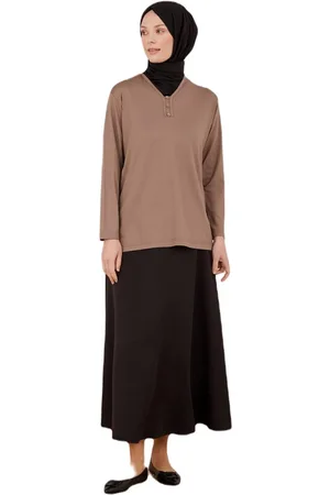 Armine Longshirt Armine Top Damen, Premium Gekämmte Baumwolle, Schmucklos Langarmshirt - Verkäufer: MegaMerchant