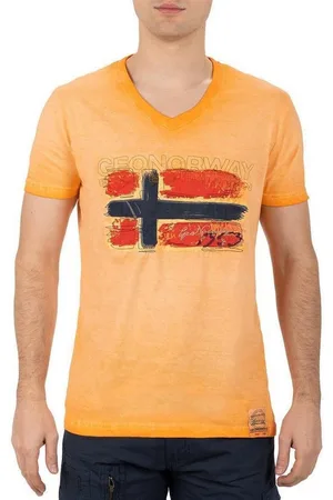 Geographical Norway T-Shirt Casual Kurzarm Shirt bajoasis Men M im Used Look - Verkäufer: bans24