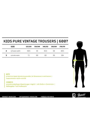 Brandit Jerseyhose Kids Pure Vintage Pants - Verkäufer: 247Group GmbH
