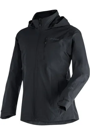 Maier Sports Outdoorjacke Halny rec M Herren Funktionsjacke, wasserdichte Regenjacke mit Kapuze, Wanderjacke