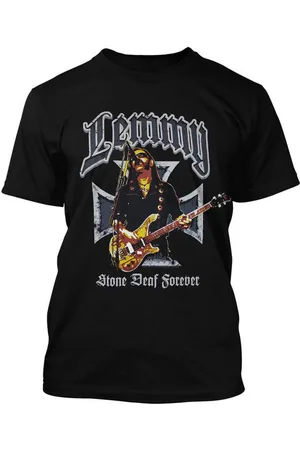 Motörhead T-Shirt Lemmy Iron Cross Stone Deaf Forever - Verkäufer: Schompi Trading e.K.