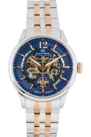 CARL VON ZEYTEN Automatikuhr Schramberg CVZ0080BLRM, Armbanduhr, mechanische Uhr, Herrenuhr, bicolor, Made in Germany
