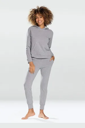 DKaren Freizeitanzug Damen Jogginganzug Hausanzug Baumwolle (Set, 2-tlg., Kapuzenpullover + Sweathose), Baumwolle - Verkäufer: Makoma