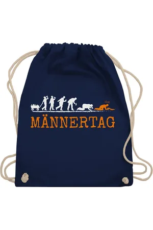 Shirtracer Turnbeutel Männertag Evolution Herrentag I Geschenk Lustig Biertrinker, Vatertag Geschenk - Verkäufer:
