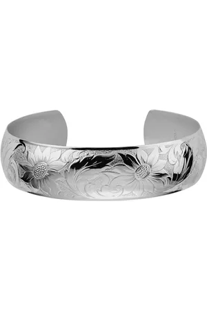 Firetti Armspange Schmuck Geschenk Silber 925 Armschmuck Armband Blüten-Dekor, Made in Germany